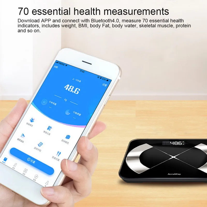 Беспроводные весы Bluetooth Body шкала здоровья Scientific Floor Electroni|Весы| |