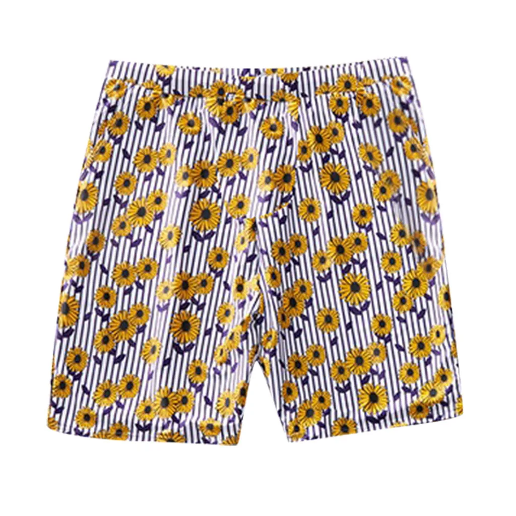 Men Family Sunflower Print Bikini Swimwear Swimsuit Beach Shorts Suit Beachwear swiming shorts men swimsuit купальник плавки |