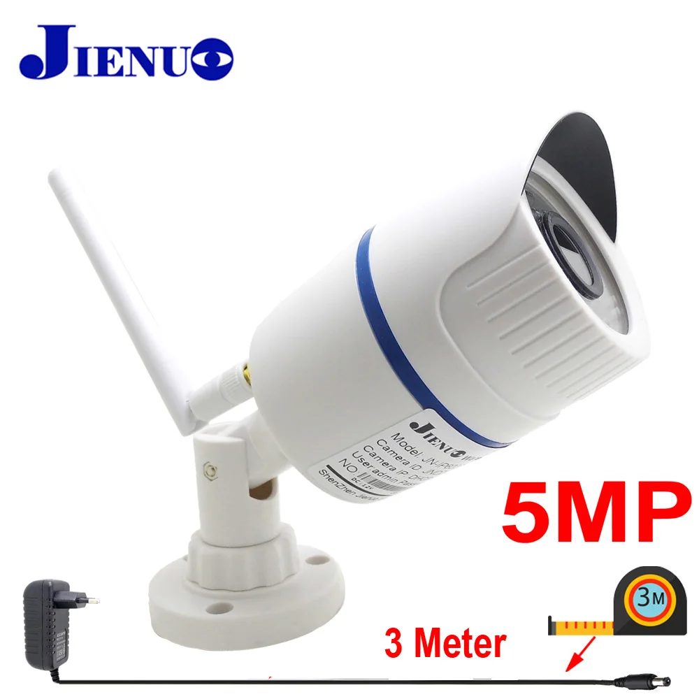 

5MP IP Camera Wifi 32G 64G HD Audio Cctv Security Surveillance Outdoor Waterproof Wireless Cam Support Remote Playback JIENUO