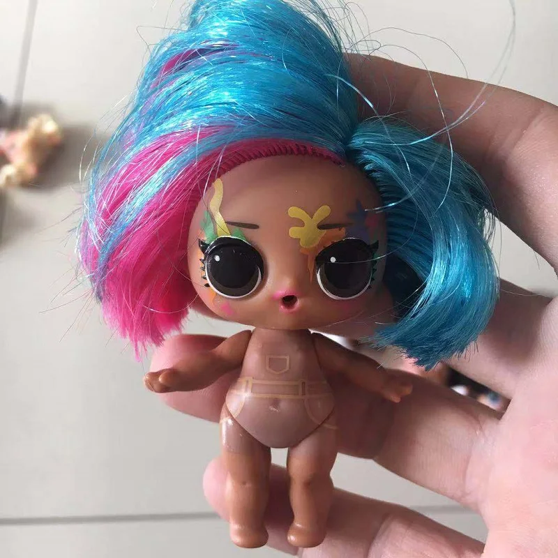 L.O.L сюрприз макияж серии 5 hairgoal кукла милые брызги Снежный кролик ведчи малыш ее