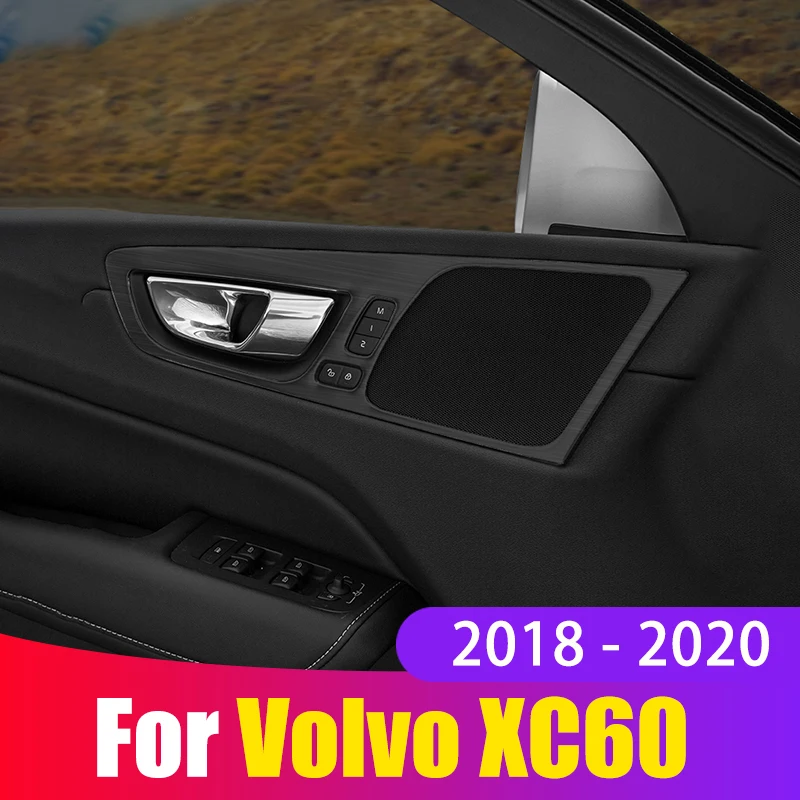 

4 шт., наклейки на внутреннюю дверную ручку Volvo XC60 2018 2019 2020