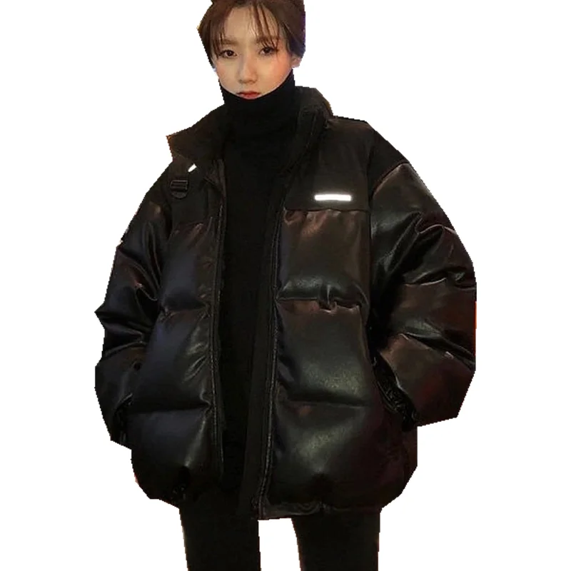 

Cotton Coat Female Fashion Casual Loose Jacket Women Winter 2020 New Zipper Clothing