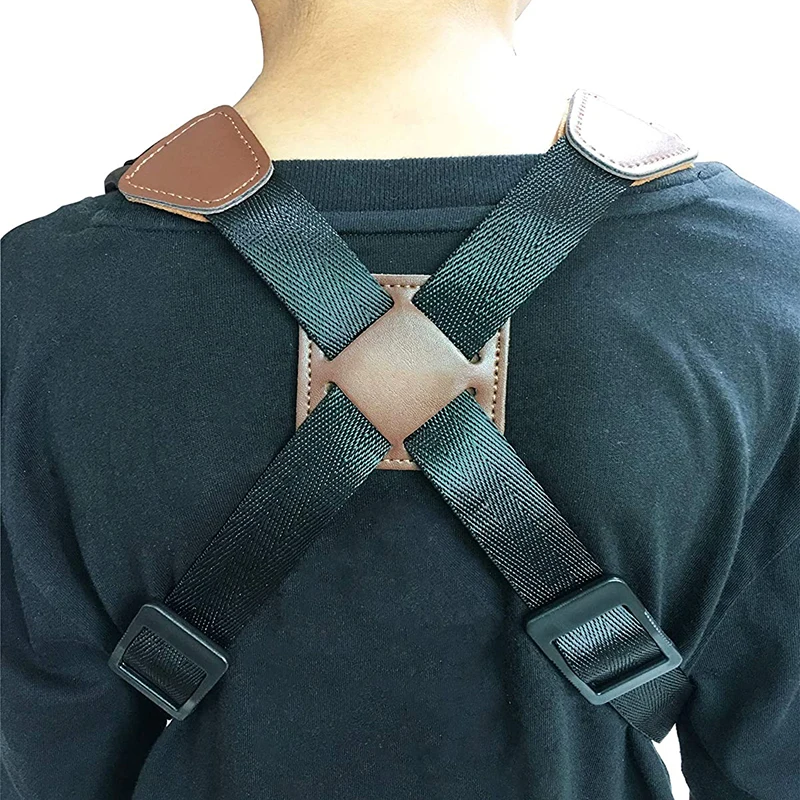 Взрослого ребенка мягкая альт саксофон кожаный ремешок двойные плечевые ремни