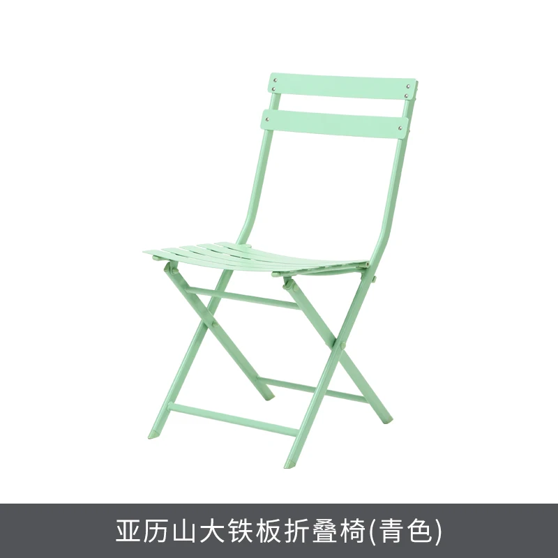 

The Table Folded Small Square Table, Wrought Iron Contracted Coffee Table Table Bedroom Balcony A Small Table
