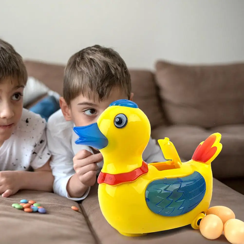 

Electric Hen Laying Eggs Toy for Kids Hen Laying Eggs Walking Toy with Colorful Light and Music Interactive children's Toys
