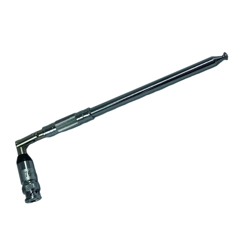 FM Telescopic Antenna Radio Replacement BNC 76-108Mhz Connector For TV AM Stereo Receiver | Электроника