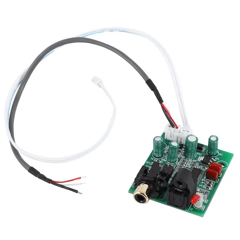 

Dac Digital Decoder Cs8416+Cs4344 Optical Fiber Coaxial Digital Signal Input Stereo Audio Output Decod For Amplifier Diy