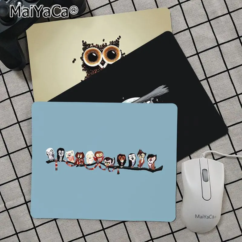 MaiYaCa Высокое качество Забавный Сова животных красивый коврик для мышки в стиле