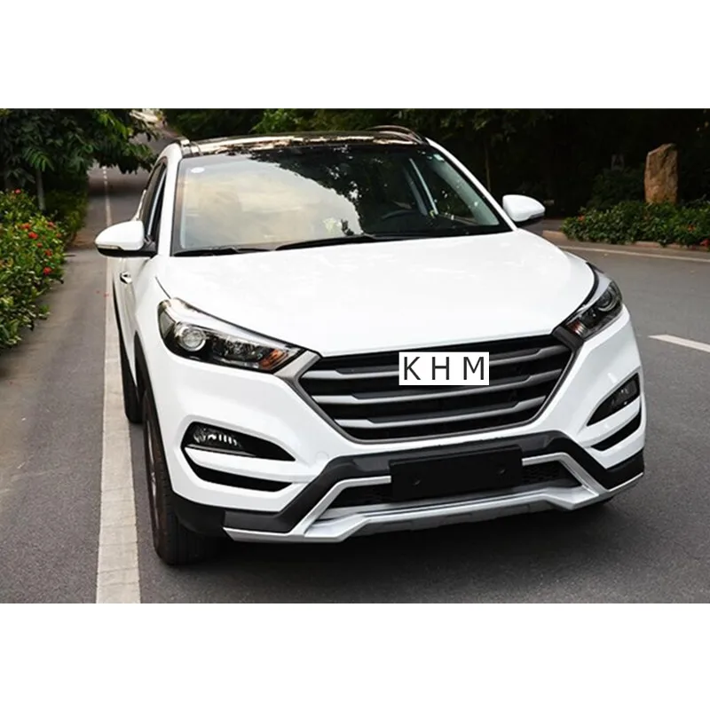 Передние и задние бамперы противоскользящая защита молдинг 2 шт. для 2016 Hyundai Tucson