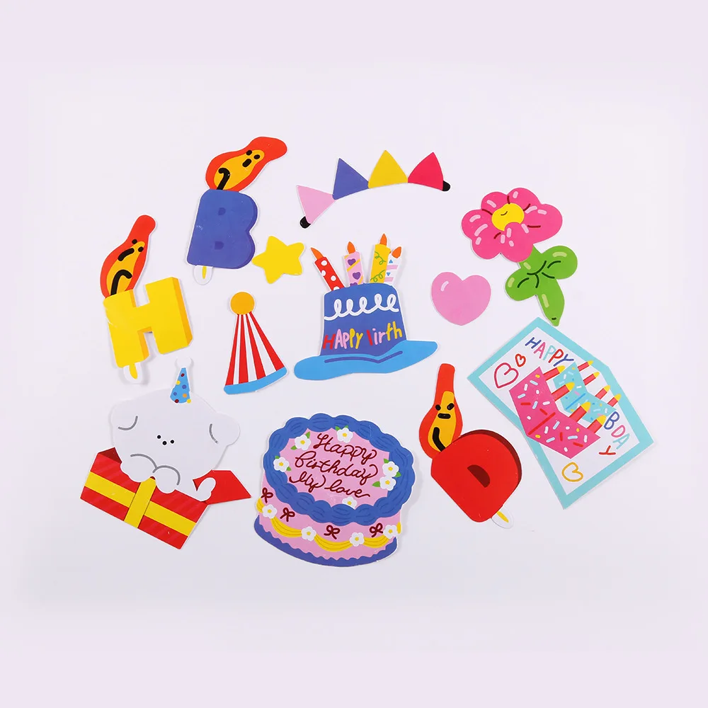 Корейские Носки с рисунком медведя из мультика оригинальность десерт Цветок