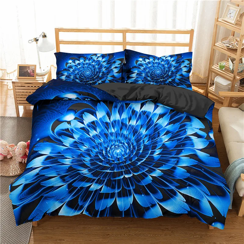 

3D Printed Beautiful Flowers Cover Set Bedding Set 2/3 Adult Plant Duvet Cover Comfort/Quilt Pillowcase Bed Set