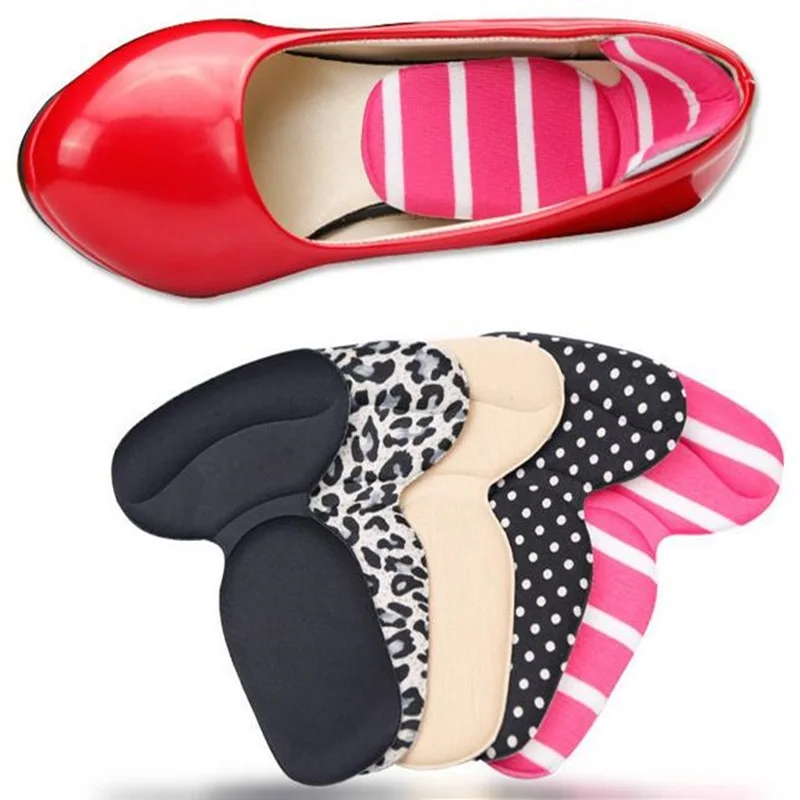 Т-образные стельки на высоком каблуке супер мягкие нескользящая губка защита