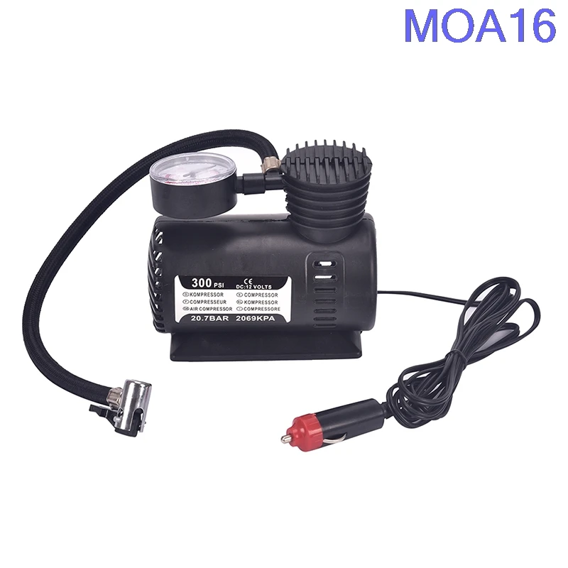 

1PC 300PSI 12V Auto Car Electric Tire Air Inflator Pump Mini Air Compressor