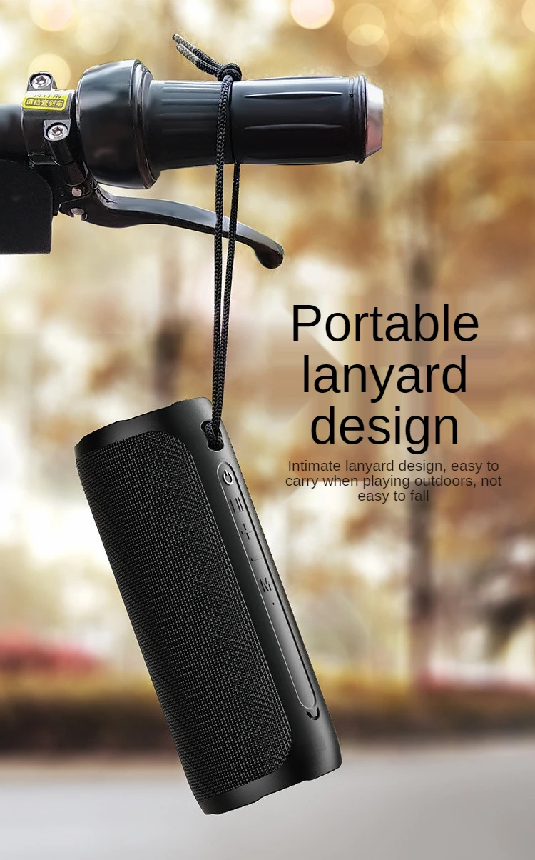 Sansui E39 Bluetooth speaker sound waterproof dustproof fall riding subwoofer radio broadcast card U disk |