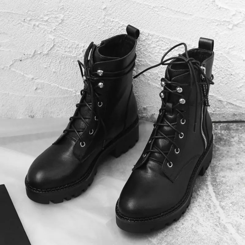 Ботильоны Coolcept для женщин из натуральной кожи с перекрестными ремешками