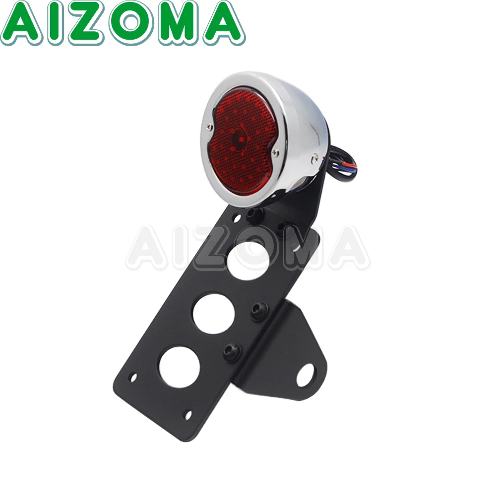 Универсальный мотоциклетный задний фсветильник с красными линзами 12 В |