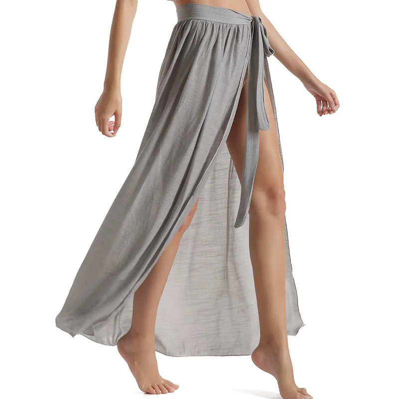 2019 накидка пляжная одежда для женщин Tessel бикини карамельный цвет купальный