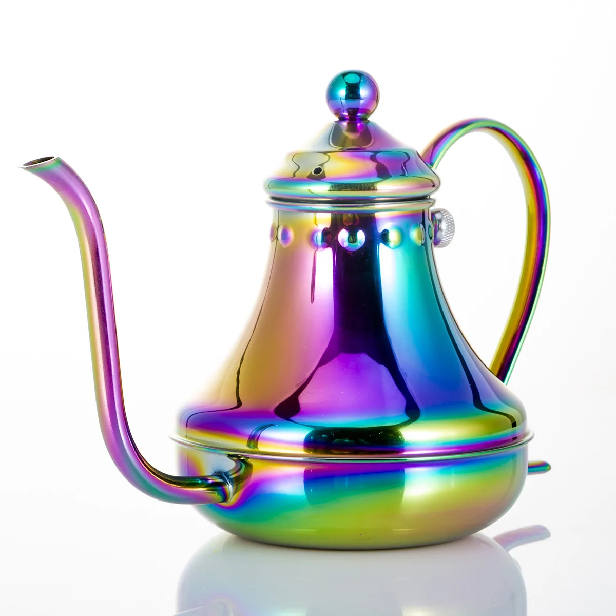 

Новый волшебный цвет двухслойная нержавеющая сталь фильтр ручная давилка для кофейник Теплоизоляция чайник кофейник