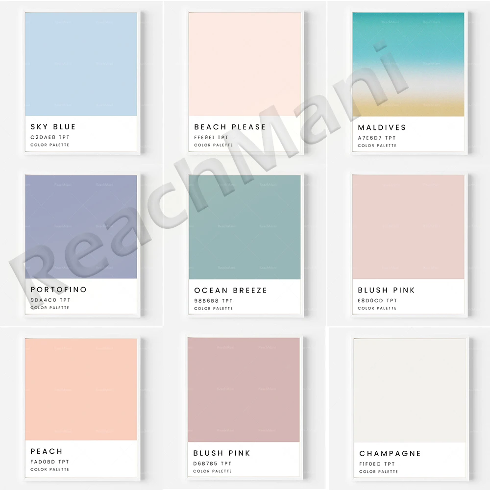 

Pastel color palette printing, Simian prints, sunset in the desert, contemporary art minimalist abstract aesthetic pastel poster