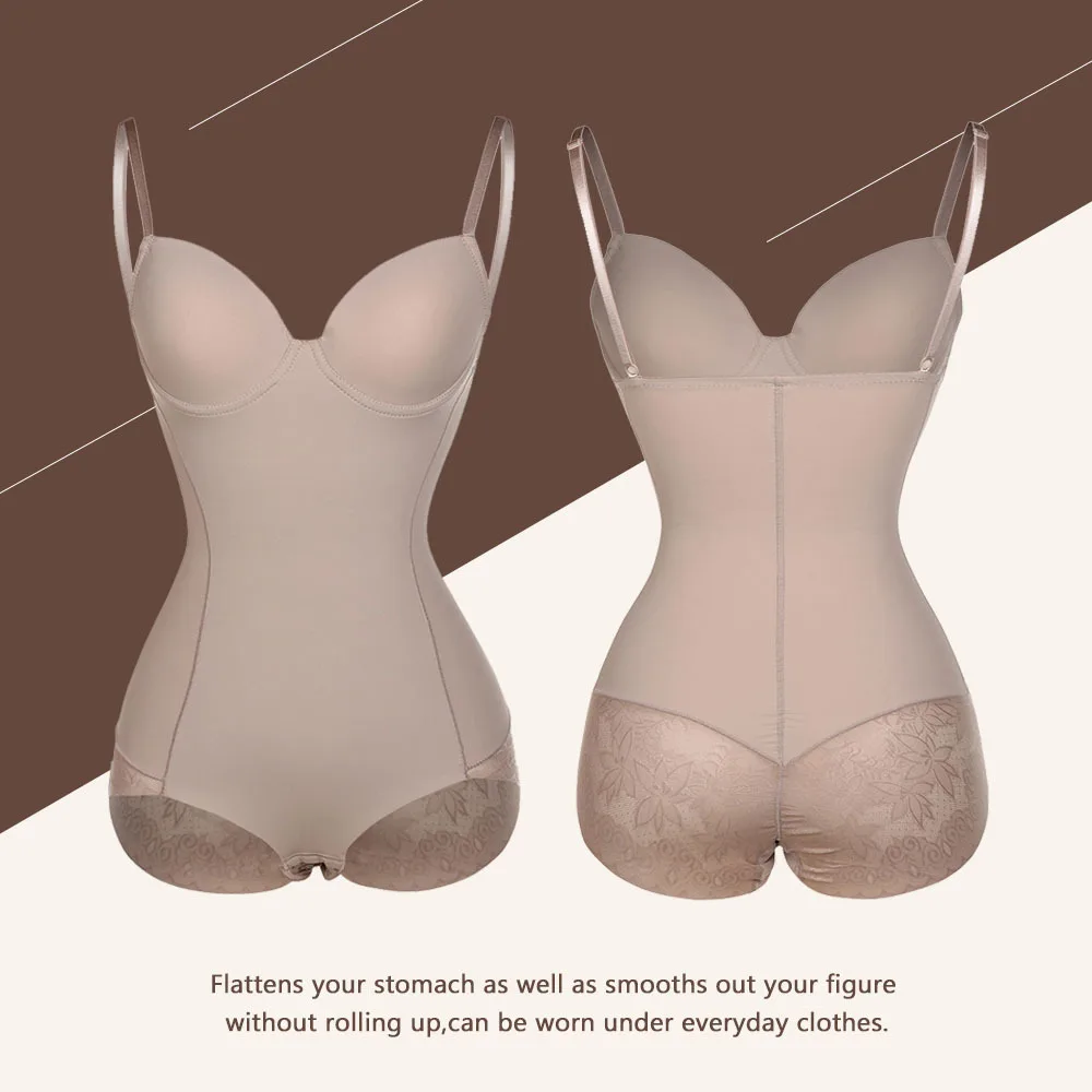 

Lace One-piece Shapewear with Bra Seamless Body Camisole Breasted Belly Ladies Slim forWommen