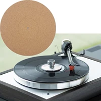 cork turntable mat for lp record players vinyl record player pad turntable slipmat anti static 12%e2%80%b3 x 18 thickness