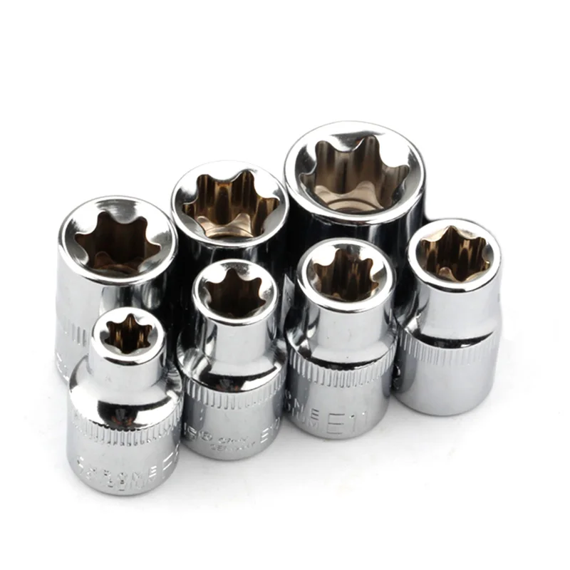 

3/8 Drive Socket 24-38mm Star Torx E Type For Wrench Nut Bolt Tools Attachment