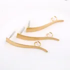 10 шт. DIY нержавеющая сталь серьги задняя ручная работа серьги-гвоздики базовый разъемы линкеры для изготовления ювелирных изделий, аксессуары