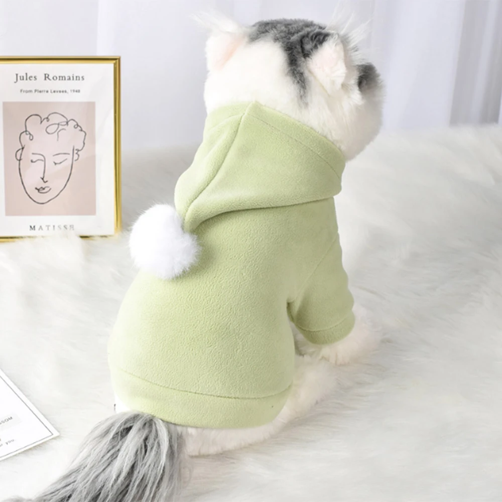 S 2XL худи для домашних собак пальто мягкая теплая одежда щенков толстовка зимняя