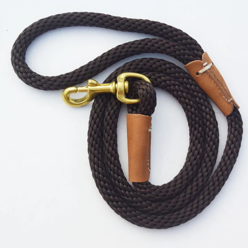2 шт. высококачественный кожаный поводок для собак + 4 фута 5 футов обучения