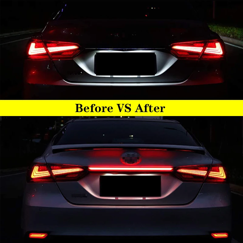 Сверхъяркий цельный светодиодный задний фонарь iJDM совместим с Toyota Camry 2018-up