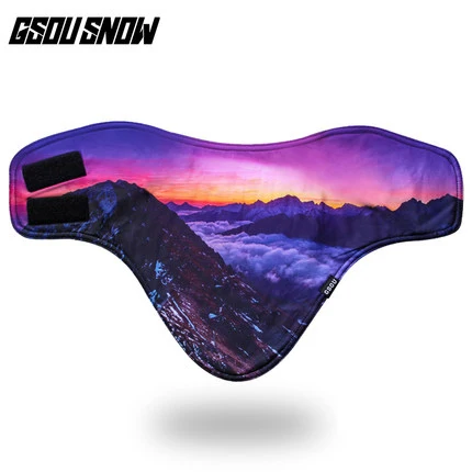 GSOU снег дети Лыжная Маска Дети Зимняя для лица мальчиков и девочек лыжный шарф