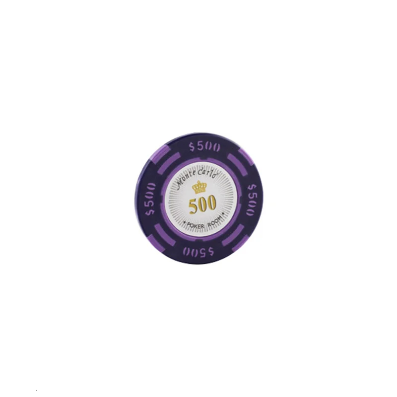 500 yuan face value K8356 25 шт./лот 14 г двойной цвет USD пленка глина Техасский Холдем чип покерные игровые карты чипы маджонг баккарат монета баккарат чипы - Цвет: 500 yuan face value