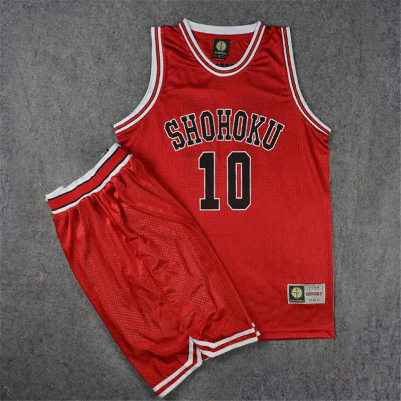 

Ainiel Slam Dunk Shohoku Jerseys Men Ball Cosplay Costume Hanamichi Sakuragi Kaede Rukawa Mitsui Hisashi Jersey