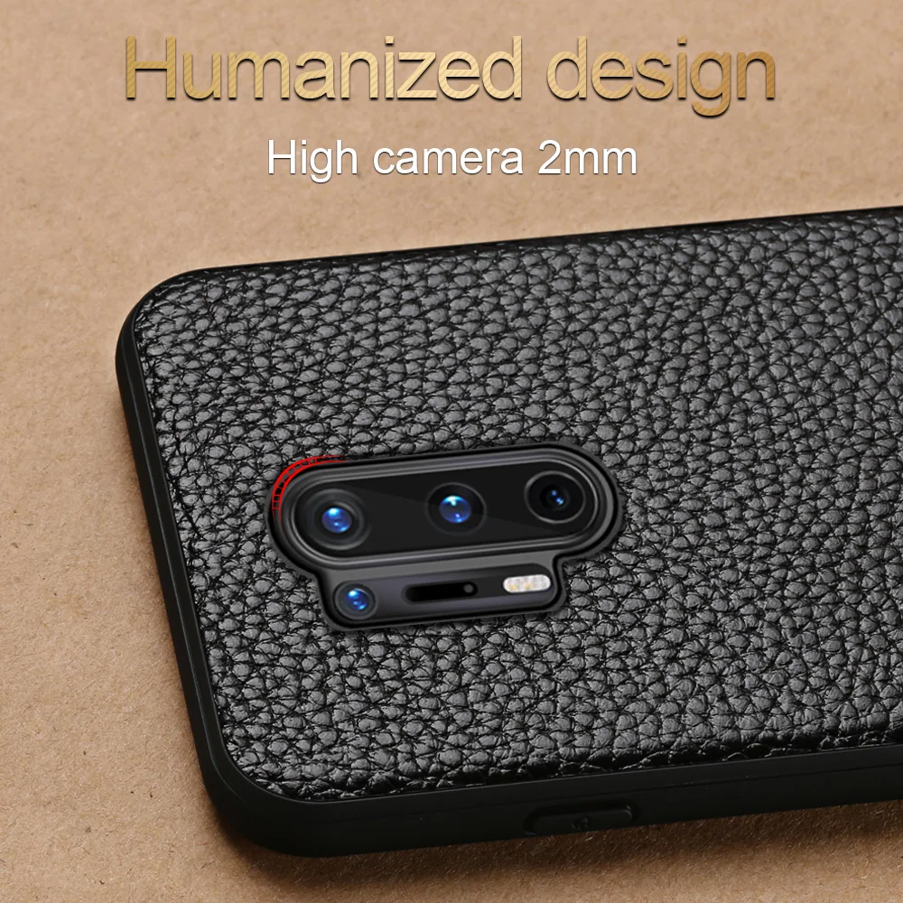 Чехол из натуральной зернистой кожи для телефона Oneplus 8 Pro 8T Nord 2 N10 N200 CE 7 6T 6 7T 5 9 9R