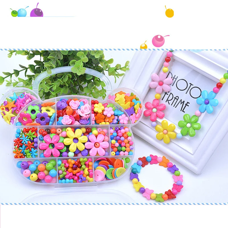 Дети DIY ручной работы бисера игрушка с аксессуарами набор детей креативный 24