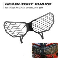 for honda africa twin crf1000l crf 1000 l 2016 2017 motorcycle headlight lamp len grille headlight grille guard cover protector