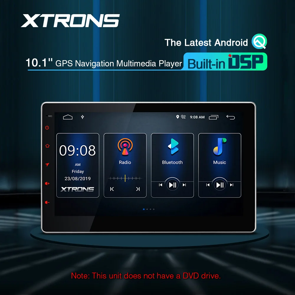 Автомобильный мультимедийный плеер XTRONS универсальная стерео система на Android с GPS