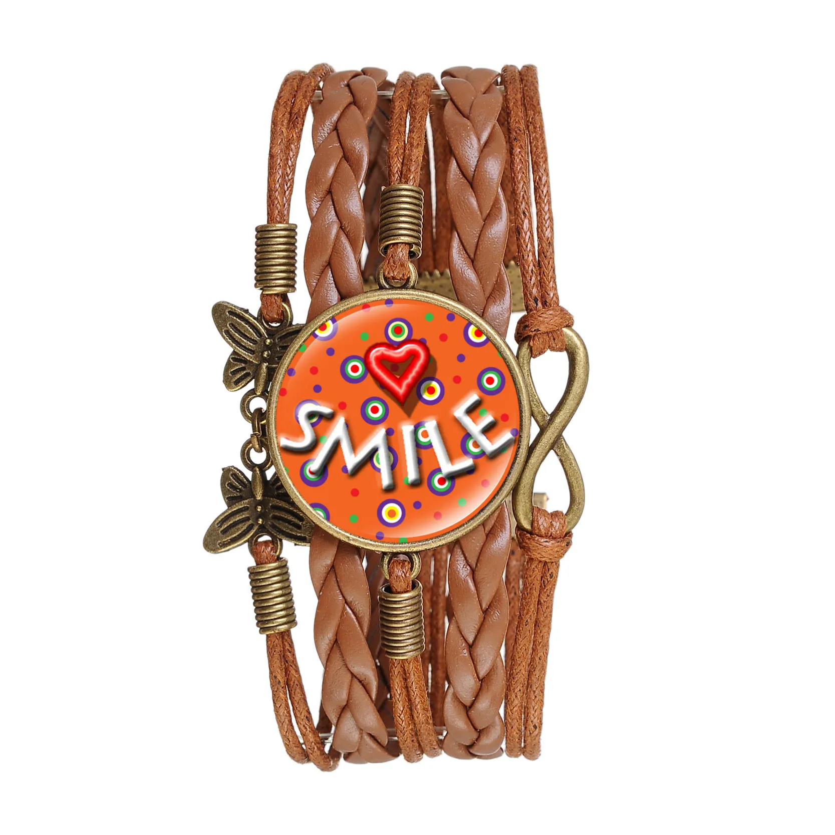 Новое поступление модный Многослойный кожаный браслет паровой панк Ретро стиль