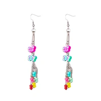 fashion fashion creative new flowers and fruits earrings personality simple and versatile street shooting pop jewelry