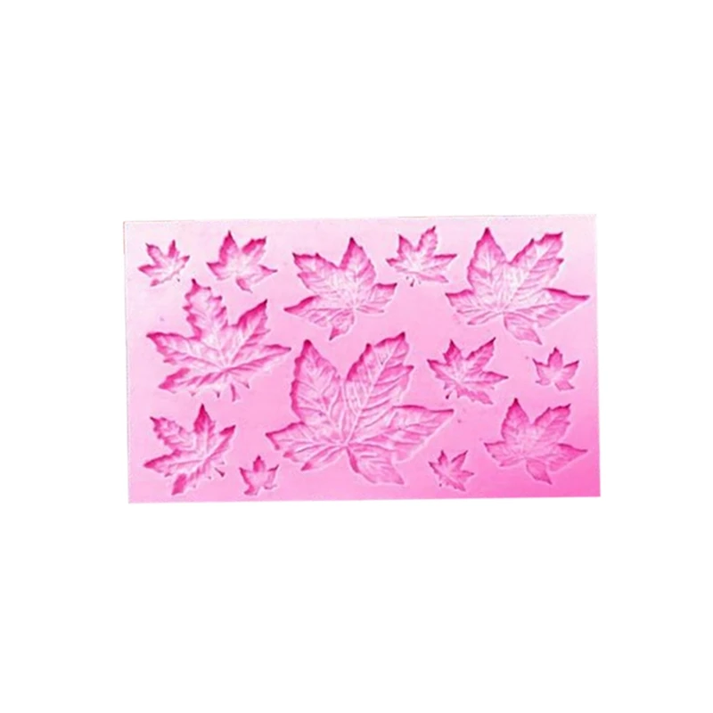 

DIY Maple Leaf Silicone Cupcake Baking Mold Christmas Fondant Cake Decorating Tools Gumpaste Chocolate Candy Clay Moulds