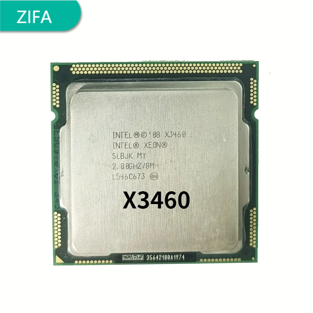 Процессор lntel Xeon X3460 2 8 ГГц/8 Мб/2 5 ГГц LGA1156 четырехъядерный серверный процессор SLBJK