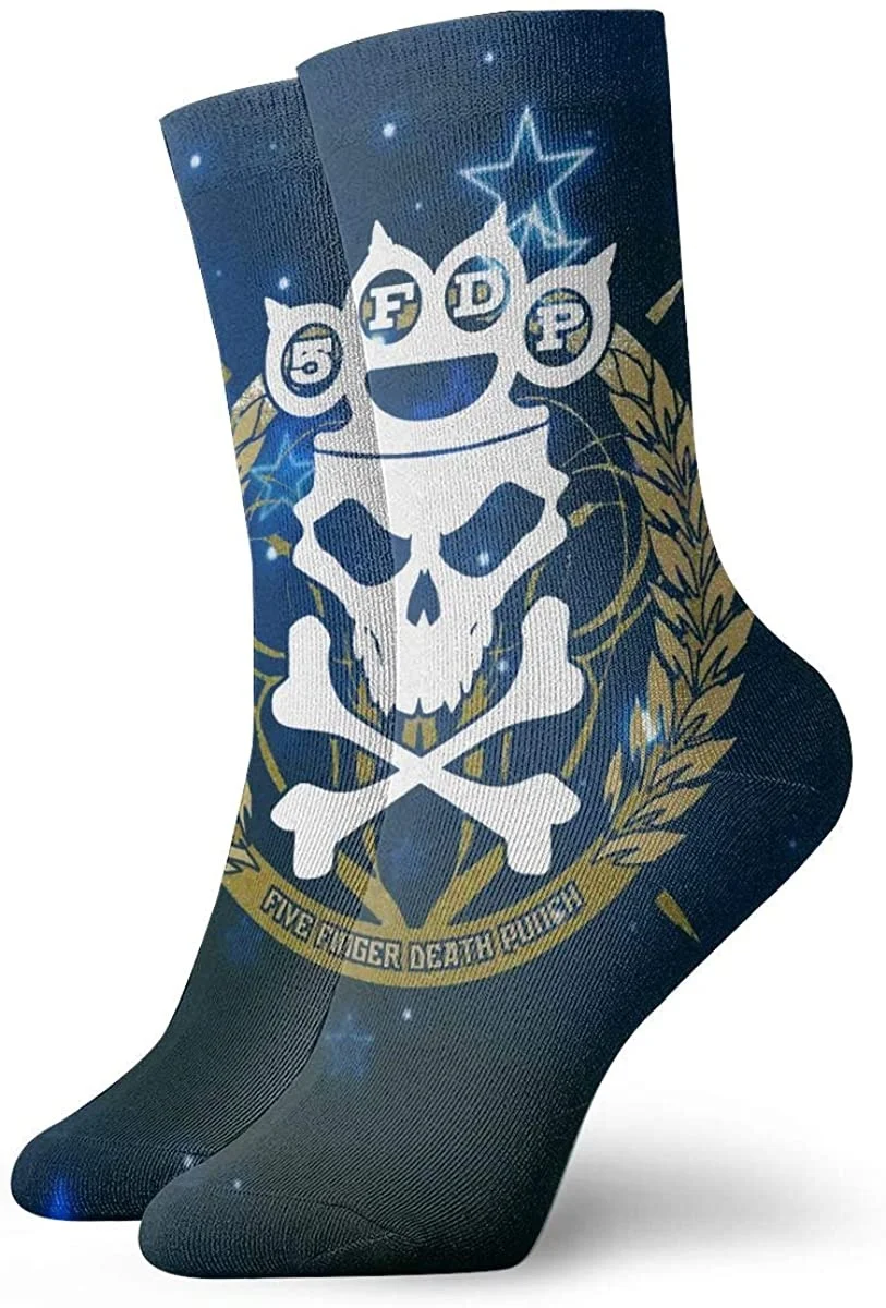

Five Finger Death Punch Crew Socks Moisture Wicking Athletic Workout Socks Warm Socks Unisex