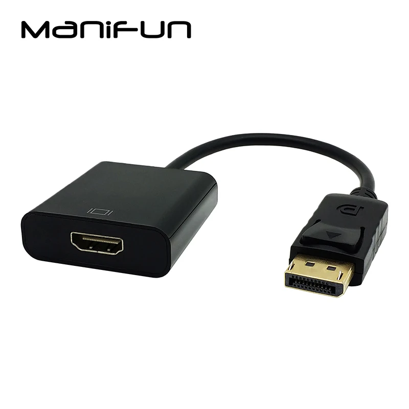 DP к HDMI адаптер DisplayPort конвертер кабель мужчин и женщин поддержка 1080P для HDTV