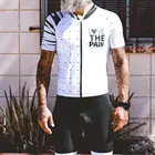 Костюм триатлоновый мужской с коротким рукавом, велосипедный костюм с надписью Love The Pain, одежда для бега, 20
