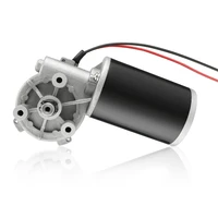 uxcell dc24v 15w 15rpm 4n m reversible worm gear motor high torque speed reducing electric gearbox motor jcf63r