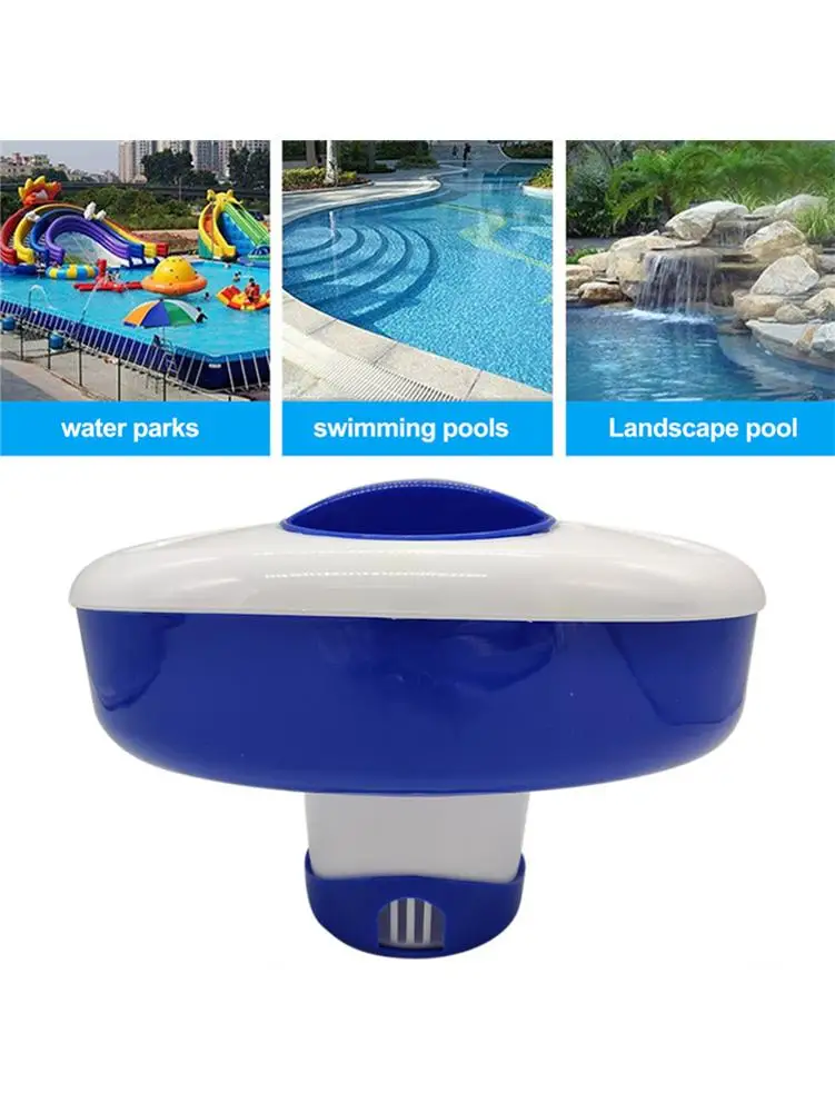 

Floating Water Swimming Accessories Chlorine Dispenser Float Deluxe Large Secure Swimming Gloves Chlorine For Swimming Pool