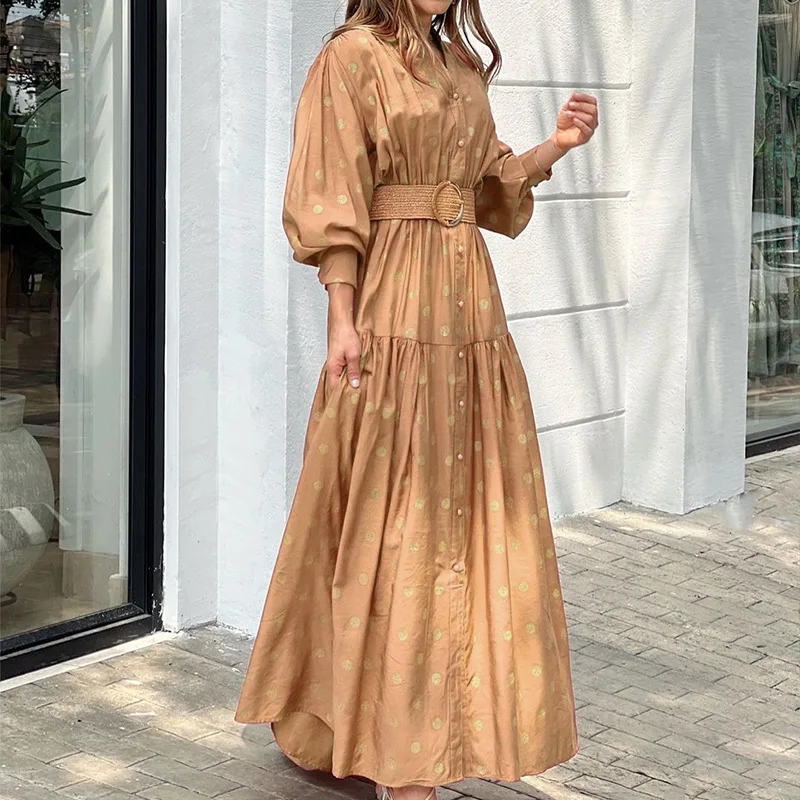 

Fashion Long Sleeve High Waist Homecoming Dresses Quinceanera Birthday Party Prom Vestidos Daily Ritual Long Evening Robes 2022