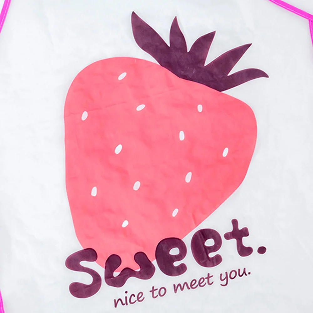 Фартук из ПВХ с фруктовым узором для выпечки кулинарный нагрудник кухонные