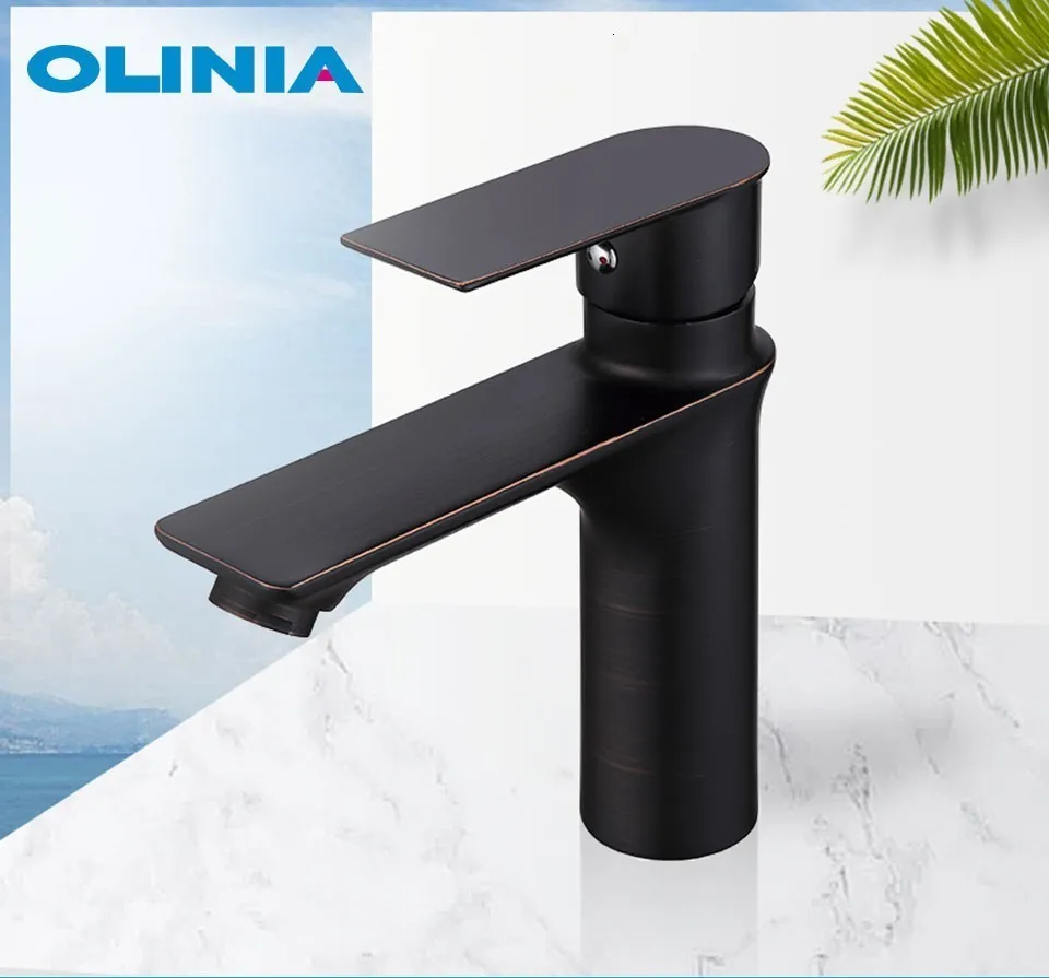 Olinia смеситель для ванной комнаты Современная раковина кран с одной ручкой