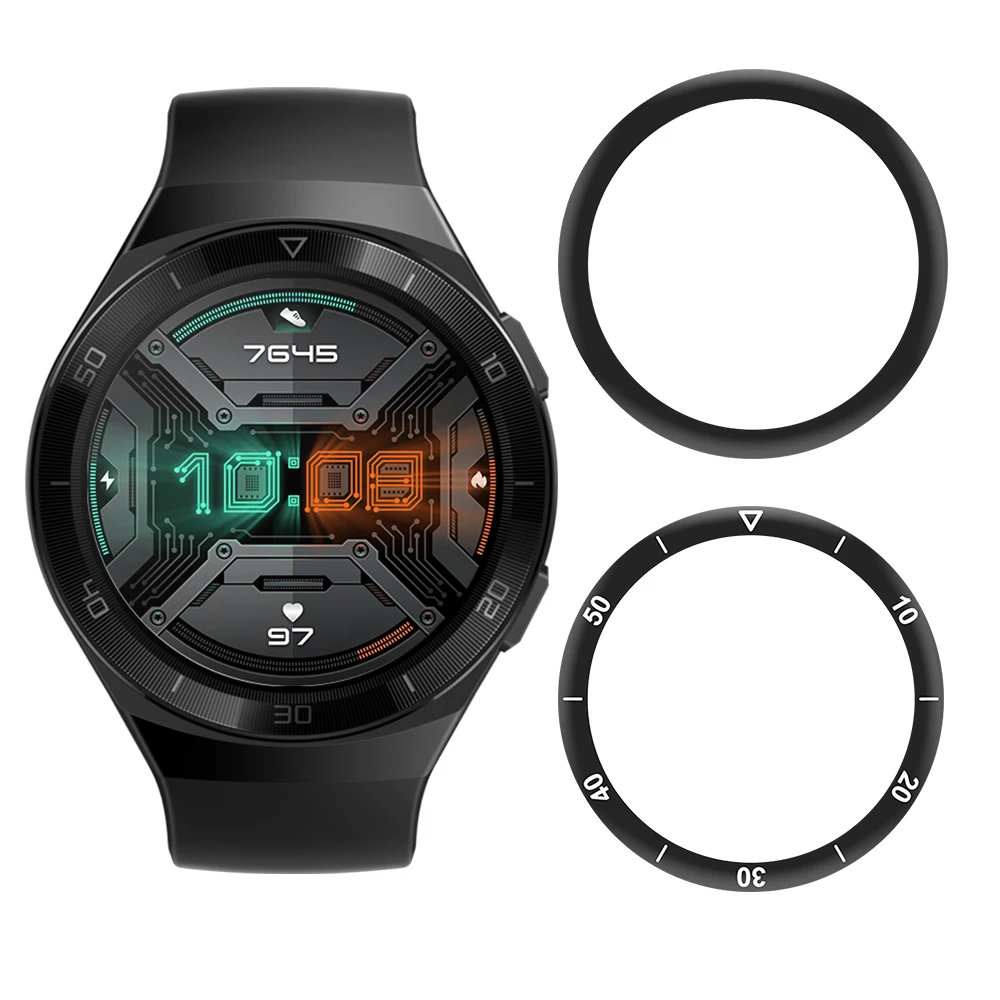 

3D Curved Edge Soft Fiber Protective Film Cover For Huawei Watch GT 2e / GT2 E Smartwatch Full Screen Protector GT2E Case